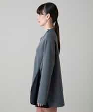 RSJLD10580 TRUNK HIROKO KOSHINO(ヒロココシノ) フォルムチェンジロングブルゾン/洗える グレー