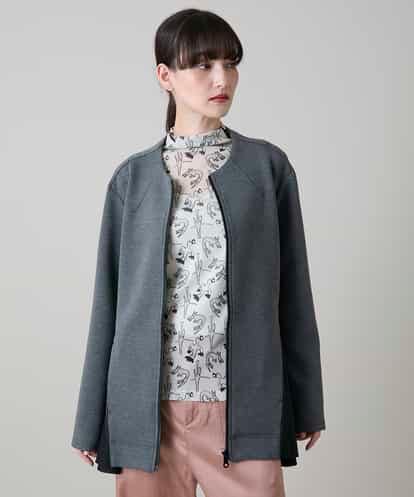 RSJLD10580 TRUNK HIROKO KOSHINO フォルムチェンジロングブルゾン/洗える