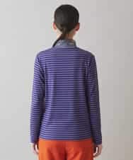 RSKAC34390 TRUNK HIROKO KOSHINO(ヒロココシノ) 【ゴルフウエア】グラフィックプリントハイネックトップス/日本製/洗える レッド