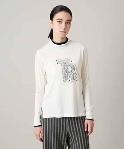 RSKAE07330 TRUNK HIROKO KOSHINO カットワーク刺繍ウォームカットソー/日本製/洗える