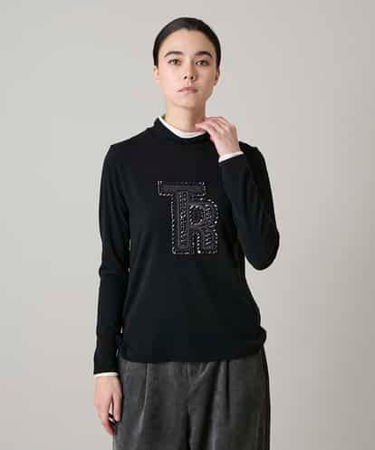 RSKAE07330 TRUNK HIROKO KOSHINO カットワーク刺繍ウォームカットソー/日本製/洗える