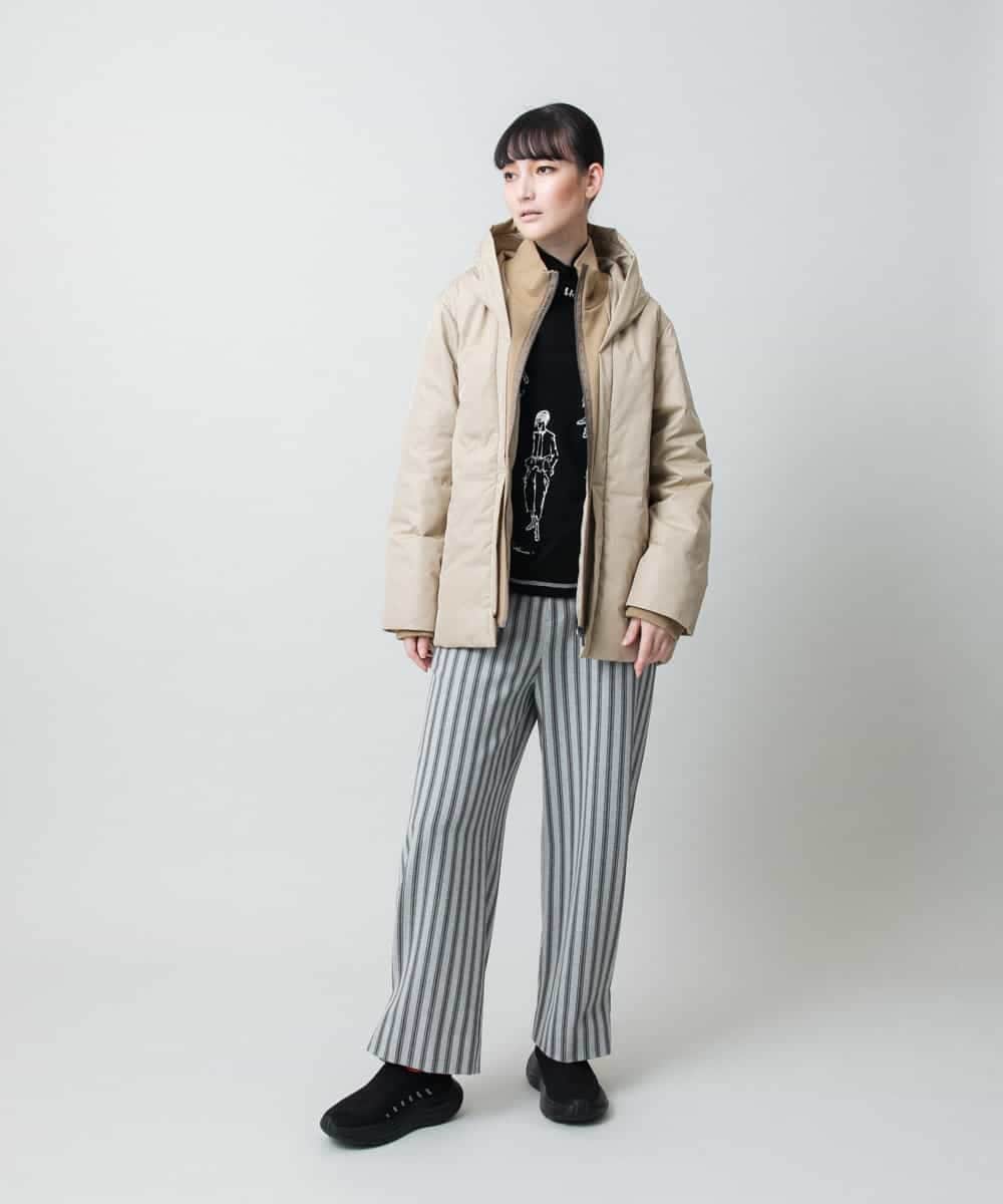 RSKAE30330 TRUNK HIROKO KOSHINO(ヒロココシノ) イラストデザインカットソー/日本製/洗える グリーン