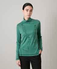 RSKAE30330 TRUNK HIROKO KOSHINO(ヒロココシノ) イラストデザインカットソー/日本製/洗える グリーン