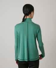 RSKAE30330 TRUNK HIROKO KOSHINO(ヒロココシノ) イラストデザインカットソー/日本製/洗える グリーン