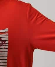 RSKAG12330 TRUNK HIROKO KOSHINO(ヒロココシノ) MIXプリントロゴデザインカットソー /日本製 /洗える オレンジ
