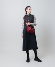 RSKAG13330 TRUNK HIROKO KOSHINO(ヒロココシノ) トランクロゴプリントチュールカットソー /日本製 /洗える ベージュ