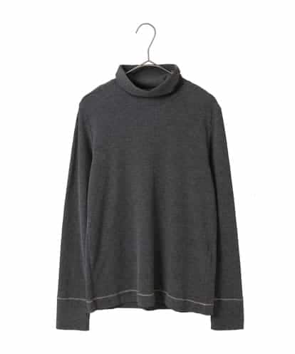RSKAG15260 TRUNK HIROKO KOSHINO 配色ラインハイネックリブカットソー /洗える