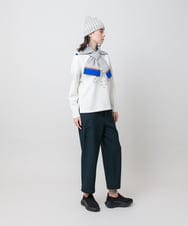 RSKAH10430 TRUNK HIROKO KOSHINO(ヒロココシノ) スノーフレークプリントプルオーバー/日本製 /洗える アイボリー