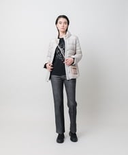 RSKAH10430 TRUNK HIROKO KOSHINO(ヒロココシノ) スノーフレークプリントプルオーバー/日本製 /洗える アイボリー