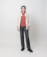 RSKAI11330 TRUNK HIROKO KOSHINO(ヒロココシノ) スノーフレークプリントカットソー/日本製 /洗える アイボリー