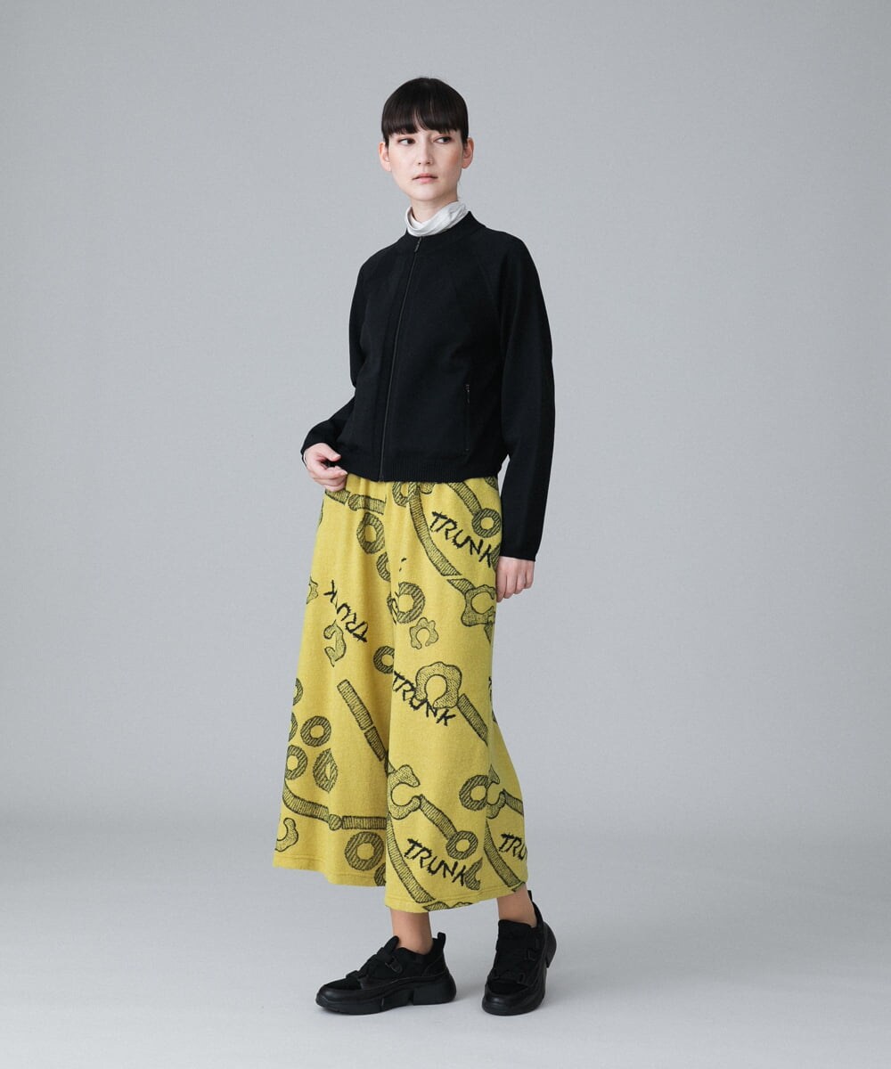 RSKAV19230 TRUNK HIROKO KOSHINO(ヒロココシノ) 【洗える】ハイネックジャージーカットソー ライトブルー