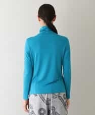 RSKAV19230 TRUNK HIROKO KOSHINO(ヒロココシノ) 【洗える】ハイネックジャージーカットソー ライトブルー