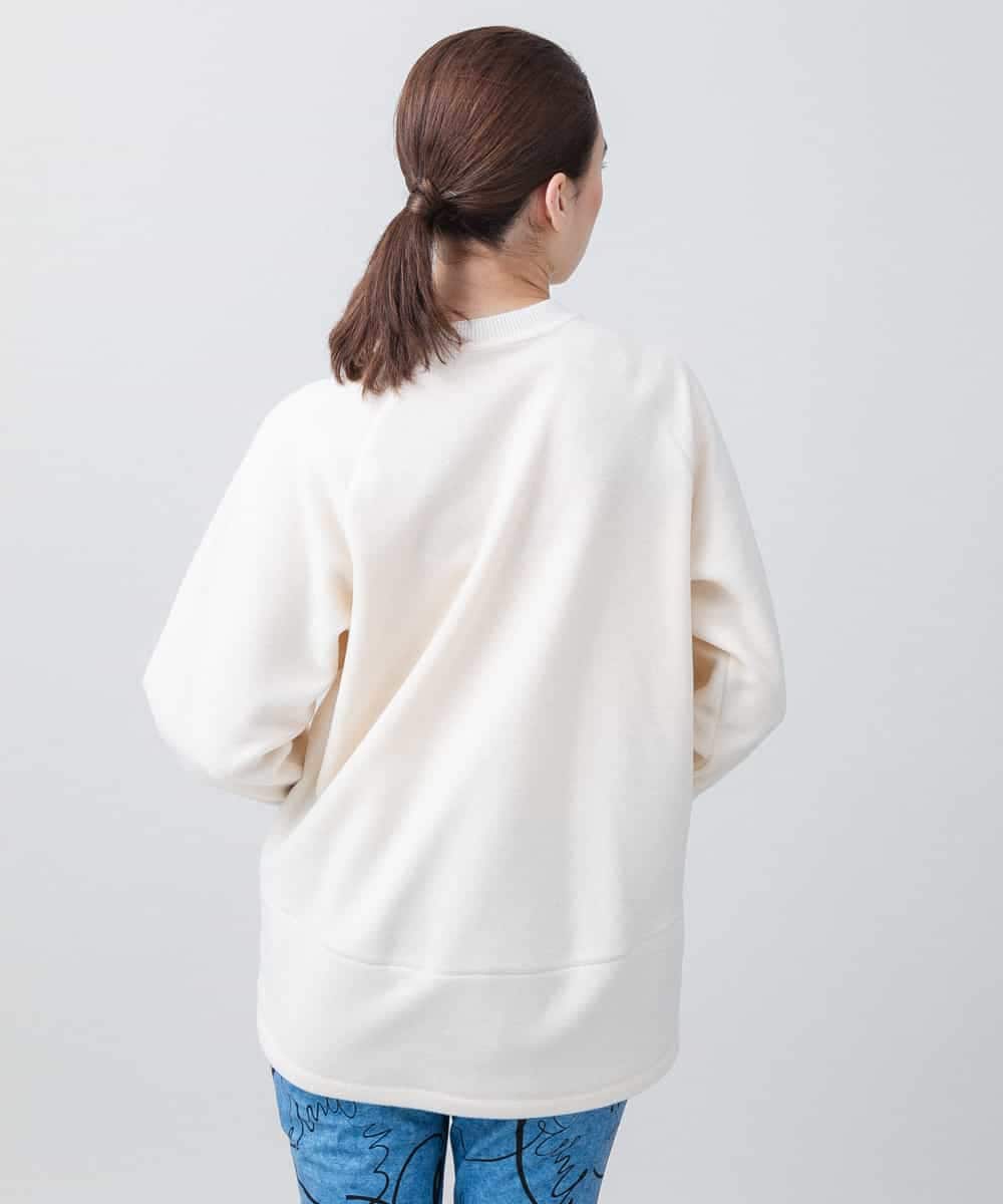 RSKCA04390 TRUNK HIROKO KOSHINO(ヒロココシノ) パッチワークフリーストレーナー/日本製/洗える アイボリー