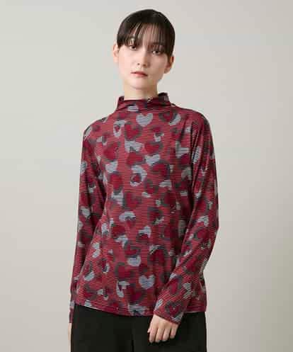 RSKCD03330 TRUNK HIROKO KOSHINO ハートアニマル柄ボーダーデザインプルオーバー /洗える