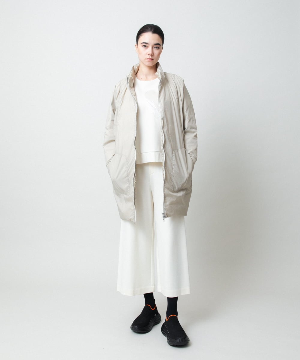 RSKCD09390 TRUNK HIROKO KOSHINO(ヒロココシノ) ハートモチーフドッキングデザインプルオーバー /日本製/洗える アイボリー