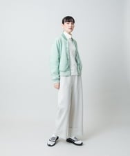 RSKED03330 TRUNK HIROKO KOSHINO(ヒロココシノ) スパンコール刺繍ロゴデザインカットソー/日本製/洗える ホワイト