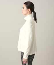 RSKED03330 TRUNK HIROKO KOSHINO(ヒロココシノ) スパンコール刺繍ロゴデザインカットソー/日本製/洗える ホワイト