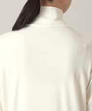 RSKED03330 TRUNK HIROKO KOSHINO(ヒロココシノ) スパンコール刺繍ロゴデザインカットソー/日本製/洗える ホワイト