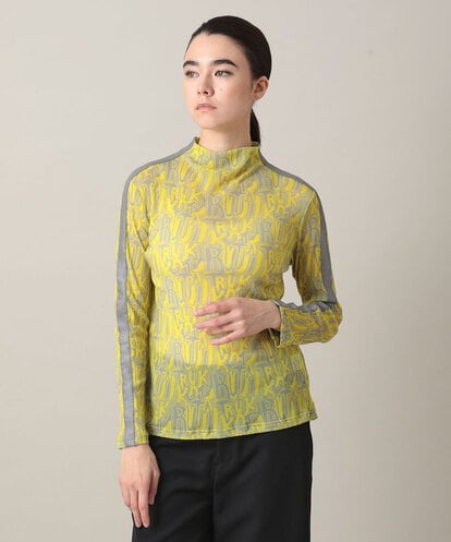 RSKED04290 TRUNK HIROKO KOSHINO チュールロゴプリントカットソー /日本製/洗える