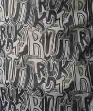 RSKED04290 TRUNK HIROKO KOSHINO(ヒロココシノ) チュールロゴプリントカットソー /日本製/洗える ブラック