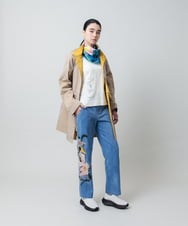 RSKEE28330 TRUNK HIROKO KOSHINO(ヒロココシノ) コラージュモチーフベア天竺プルオーバー /日本製/洗える アイボリー