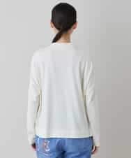 RSKEE28330 TRUNK HIROKO KOSHINO(ヒロココシノ) コラージュモチーフベア天竺プルオーバー /日本製/洗える アイボリー