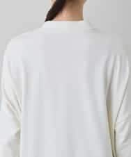 RSKEE28330 TRUNK HIROKO KOSHINO(ヒロココシノ) コラージュモチーフベア天竺プルオーバー /日本製/洗える アイボリー