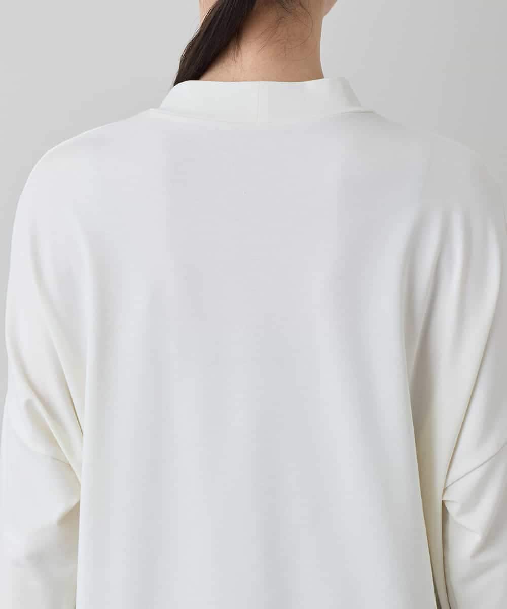 RSKEE28330 TRUNK HIROKO KOSHINO(ヒロココシノ) コラージュモチーフベア天竺プルオーバー /日本製/洗える アイボリー