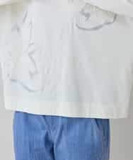 RSKEE28330 TRUNK HIROKO KOSHINO(ヒロココシノ) コラージュモチーフベア天竺プルオーバー /日本製/洗える アイボリー