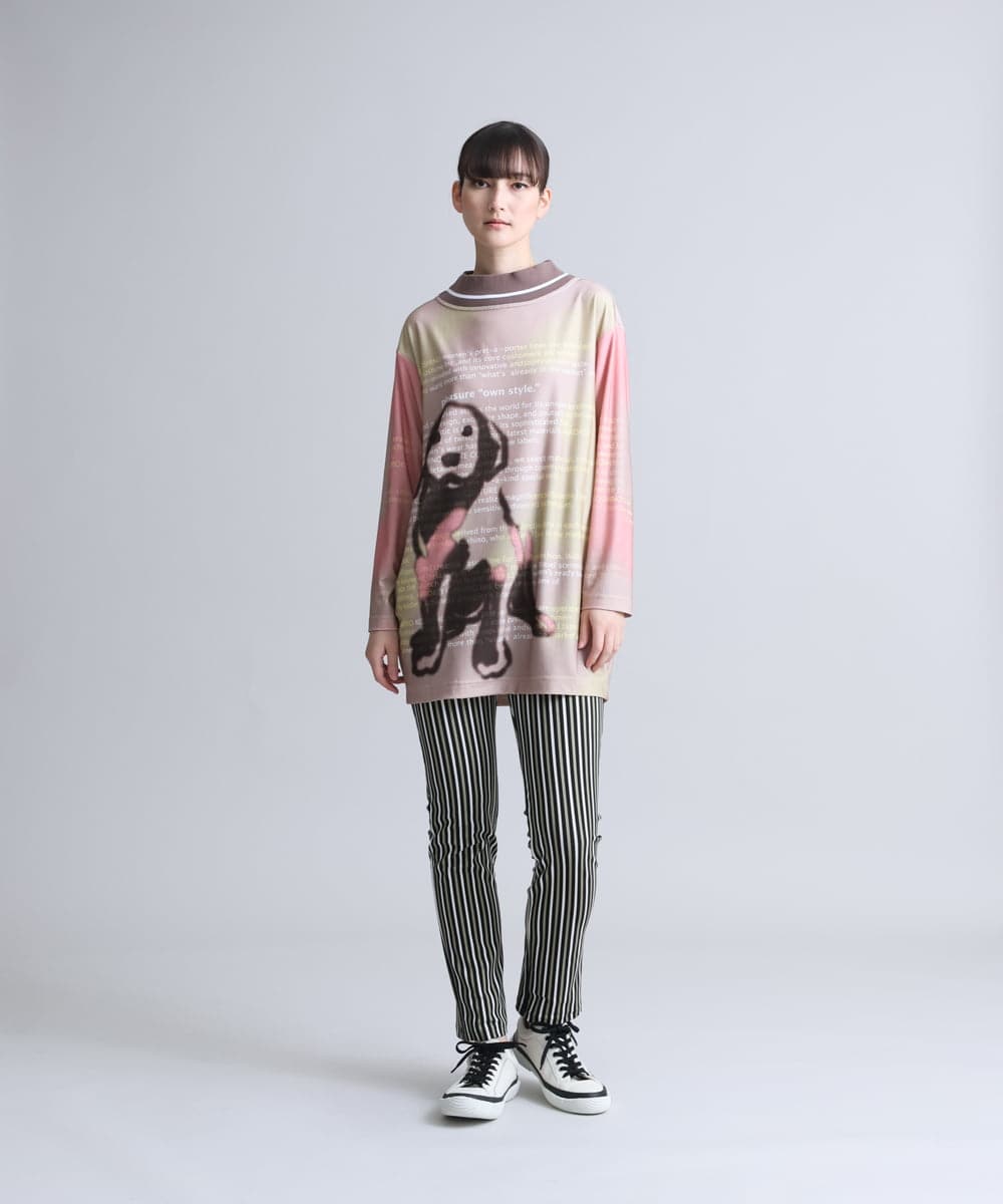 TRUNK HIROKO KOSHINO ペインティングプリントチュニック corsintra.com