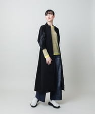 RSKFD06330 TRUNK HIROKO KOSHINO(ヒロココシノ) ファジーチェックプルオーバー/日本製/洗える ライトイエロー