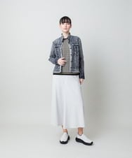 RSKFD06330 TRUNK HIROKO KOSHINO(ヒロココシノ) ファジーチェックプルオーバー/日本製/洗える ライトイエロー