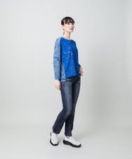 RSKFD15390 TRUNK HIROKO KOSHINO(ヒロココシノ) ドッグモチーフプルオーバー/日本製/洗える ブラック