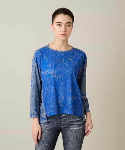 RSKFD15390 TRUNK HIROKO KOSHINO ドッグモチーフプルオーバー/日本製/洗える