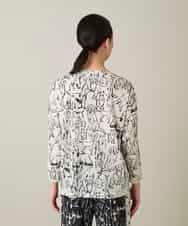 RSKFD15390 TRUNK HIROKO KOSHINO(ヒロココシノ) ドッグモチーフプルオーバー/日本製/洗える ブラック