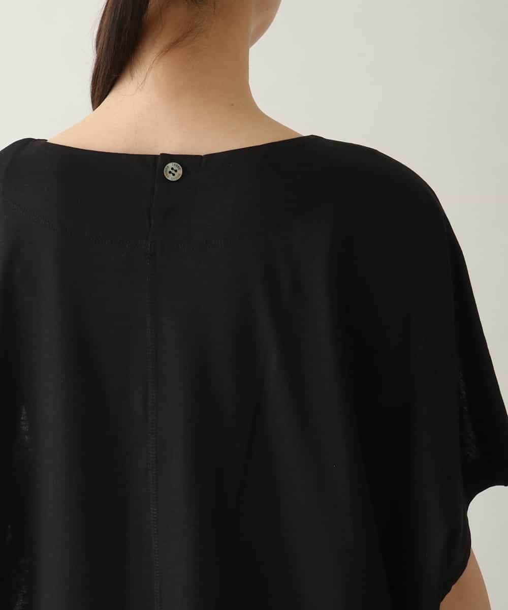 RSKGA08360 TRUNK HIROKO KOSHINO(ヒロココシノ) モチーフプリントブラウスTシャツ /日本製/洗える アイボリー