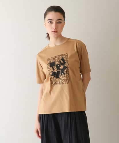 RSKGB18290 TRUNK HIROKO KOSHINO ネコモチーフロゴ刺繍カットソー