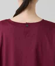 RSKGD05360 TRUNK HIROKO KOSHINO(ヒロココシノ) デニム風アートプリントカットソー/日本製/洗える レッド