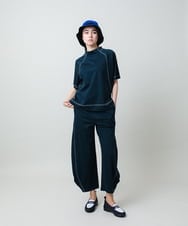 RSKGD16290 TRUNK HIROKO KOSHINO(ヒロココシノ) コットンジャージーラグランプルオーバー/洗える ネイビー