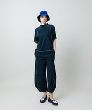 RSKGD16290 TRUNK HIROKO KOSHINO(ヒロココシノ) コットンジャージーラグランプルオーバー/洗える ネイビー