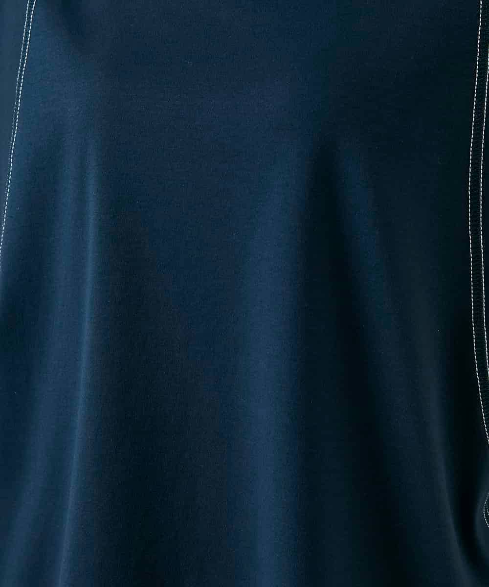 RSKGD16290 TRUNK HIROKO KOSHINO(ヒロココシノ) コットンジャージーラグランプルオーバー/洗える ネイビー