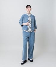 RSKGE07360 TRUNK HIROKO KOSHINO(ヒロココシノ) HELLO Summerロゴシアープルオーバー/日本製/洗える グリーン