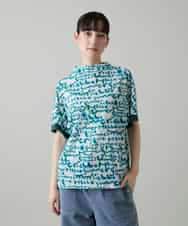 RSKGE07360 TRUNK HIROKO KOSHINO(ヒロココシノ) HELLO Summerロゴシアープルオーバー/日本製/洗える グリーン