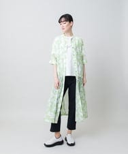 RSKGE15230 TRUNK HIROKO KOSHINO(ヒロココシノ) エンブロイダリーロゴデザインカットソー /洗える ホワイト