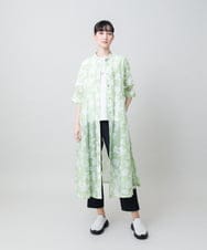 RSKGE15230 TRUNK HIROKO KOSHINO(ヒロココシノ) エンブロイダリーロゴデザインカットソー /洗える ホワイト