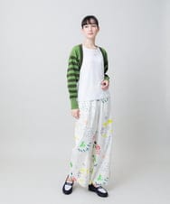 RSKGE19160 TRUNK HIROKO KOSHINO(ヒロココシノ) スタッズロゴデザインタンクトップ/日本製/洗える ホワイト
