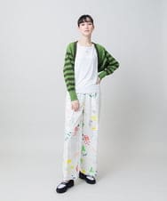 RSKGE19160 TRUNK HIROKO KOSHINO(ヒロココシノ) スタッズロゴデザインタンクトップ/日本製/洗える ホワイト