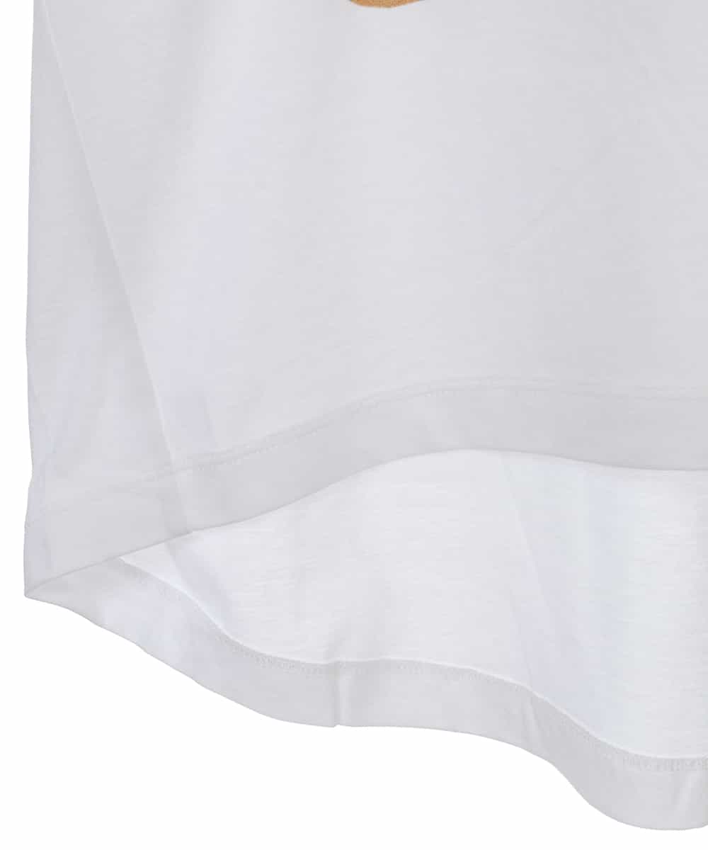 RSKGR26270 TRUNK HIROKO KOSHINO(ヒロココシノ) 【洗濯機で洗える/日本製】オリジナルグラフィックTシャツ ホワイト