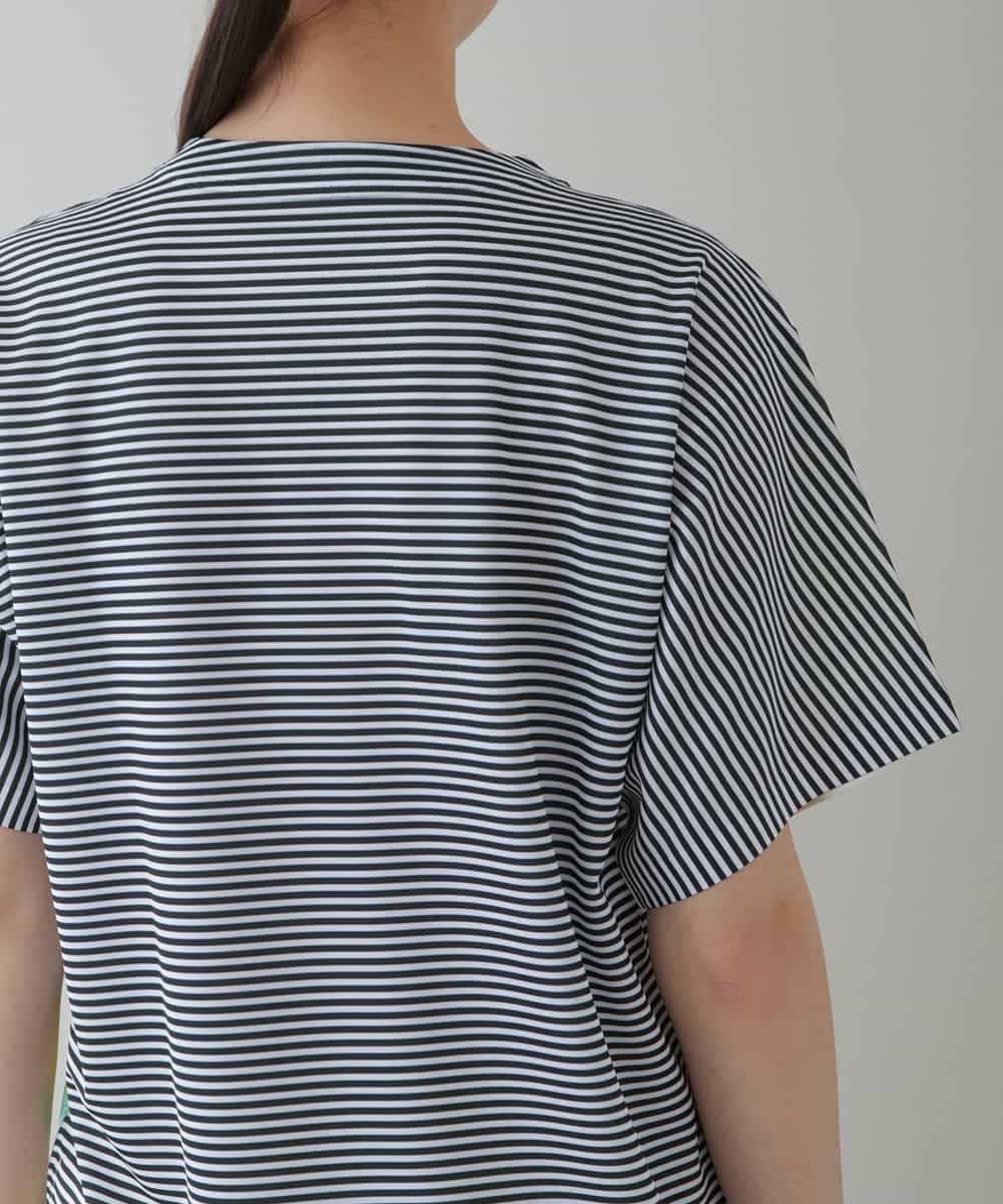 RSKGT20200 TRUNK HIROKO KOSHINO(ヒロココシノ) 【洗濯機で洗える/日本製】絵画プリントTシャツ イエロー