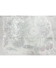 RSKGU14290 TRUNK HIROKO KOSHINO(ヒロココシノ) 【洗濯機で洗える/日本製】フルーツ柄スパンコールギミックTシャツ ホワイト